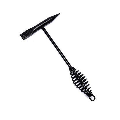 Welding Chipping Hammer Spring Handle Hold Heart Cleaning Harden DIY Metal Black - 670g V528-SPRING-HAMMER-670G-913258
