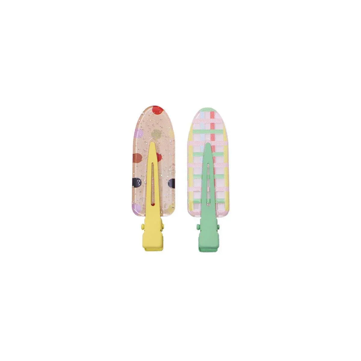 2PCS Juice Series Hair Clip Makeup Hair Accessories Colourful Hair Barrettes - Bobo V528-SPRING-JUICE-BOBO-623128