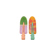 2PCS Juice Series Hair Clip Makeup Hair Accessories Colourful Hair Barrettes - Grapes V528-SPRING-JUICE-GRAPES-530704