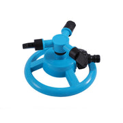 Small Disc Sprinkler 360 Degree Rotating Garden Sprayer Three Prong Spray Water - Blue V528-SPRINKLER-BLUE-182756
