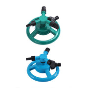 Small Disc Sprinkler 360 Degree Rotating Garden Sprayer Three Prong Spray Water - Green V528-SPRINKLER-GREEN-715320