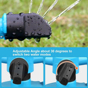 Small Disc Sprinkler 360 Degree Rotating Garden Sprayer Three Prong Spray Water - Green V528-SPRINKLER-GREEN-715320