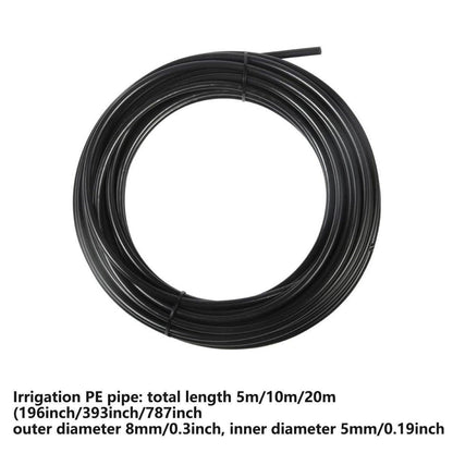 5M 10M 20M Garden Watering System Adjustable Spray Irrigation Hose Sprinkler - 10m V528-SPRINKLER-SET-10M-704655