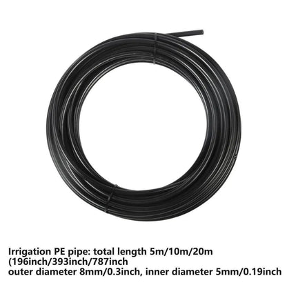 5M 10M 20M Garden Watering System Adjustable Spray Irrigation Hose Sprinkler - 20m V528-SPRINKLER-SET-20M-945258