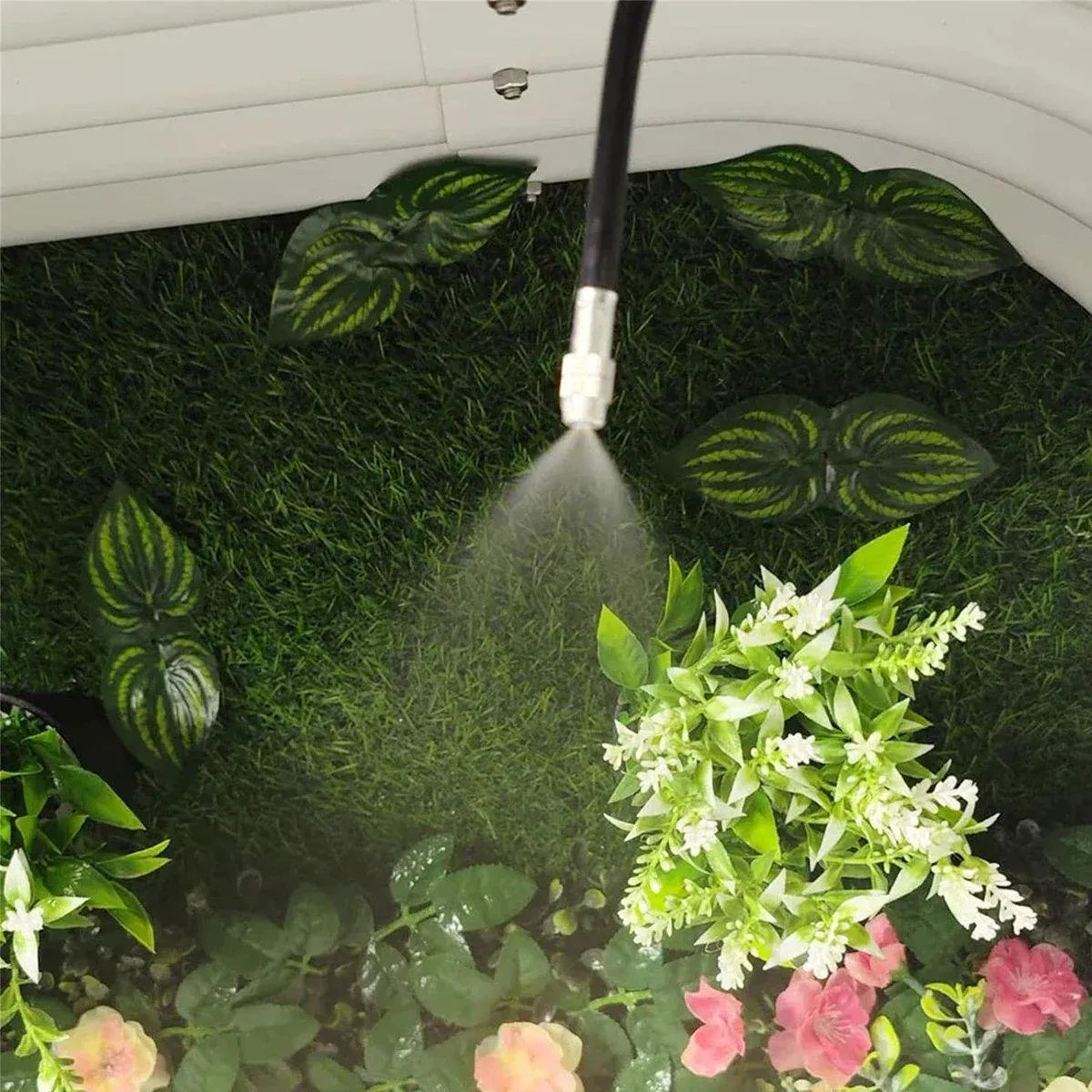 5M 10M 20M Garden Watering System Adjustable Spray Irrigation Hose Sprinkler - 20m V528-SPRINKLER-SET-20M-945258