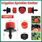 100X Adjustable Micro Flow Dripper for Garden Irrigation Hose V528-SPRINKLERS-100PCS-886109