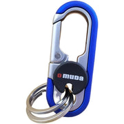 Keychains Fashion Men's Stainless Steel Ring Creative Metal Car Accessory Gift - Blue V528-SQ00075-BLUE-621815