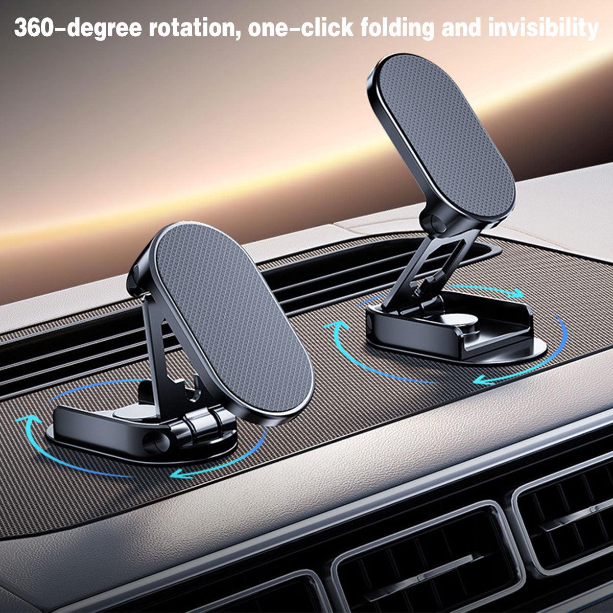 Universal 720 Degree Rotatable Car Mount Phone Holder for Dashboard and Windscreen - Black V528-SQ00148-CZZJ-1-BLACK-716865