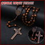 1PC Wooden Rosary Beads Necklace Christian Cross Catholic Rosary Beads V528-SQ00161-NZ-SZJ-702529