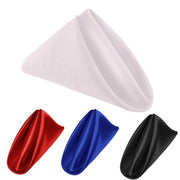 50PCS Polyester Plain Fabric Cotton Napkins For Wedding Cloth pc Table Dinner - Black V528-SQ199-CJ-BLACK-50PCS-43X43CM-778092