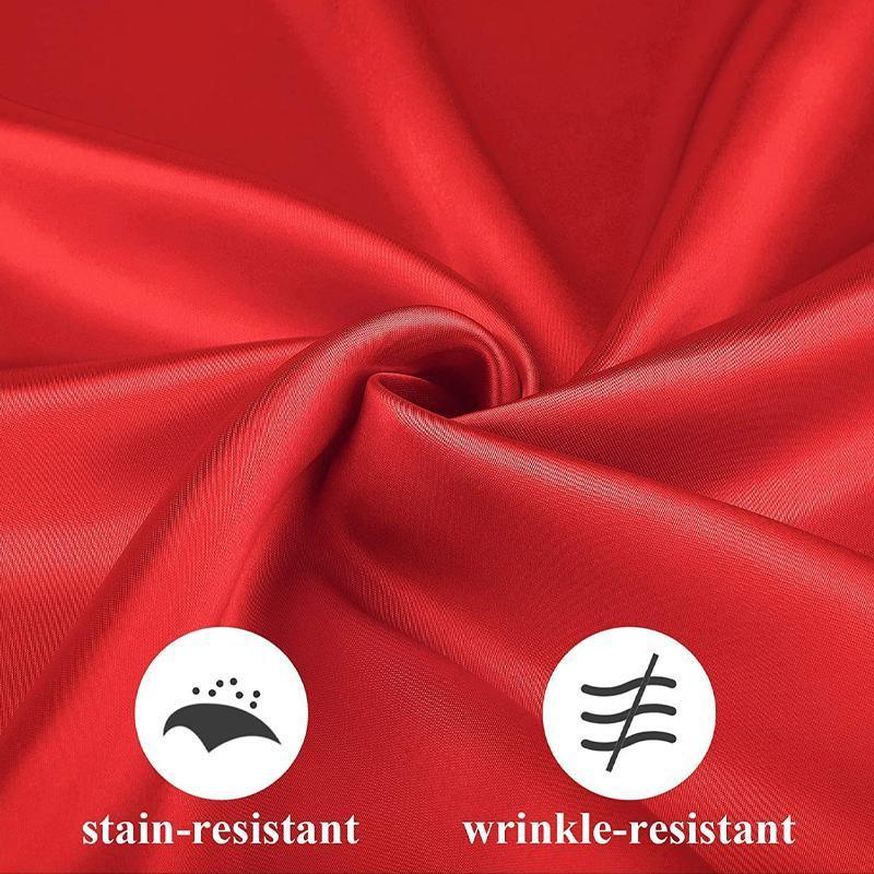 50PCS Polyester Plain Fabric Cotton Napkins For Wedding Cloth pc Table Dinner - Black V528-SQ199-CJ-BLACK-50PCS-43X43CM-778092