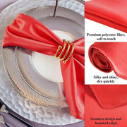 50PCS Polyester Plain Fabric Cotton Napkins For Wedding Cloth pc Table Dinner - Black V528-SQ199-CJ-BLACK-50PCS-43X43CM-778092