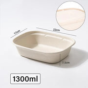 100X Food Preparation Burger Storages Cake Packaging Box Lunch Boxes - 1300ml-Primary V528-SQ202-DBH-1300ML-100PCS-146246