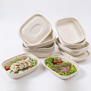 100X Food Preparation Burger Storages Cake Packaging Box Lunch Boxes - 1300ml-Primary V528-SQ202-DBH-1300ML-100PCS-146246