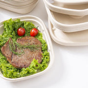 100X Food Preparation Burger Storages Cake Packaging Box Lunch Boxes - 1300ml-Primary V528-SQ202-DBH-1300ML-100PCS-146246