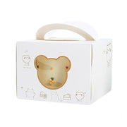 30PCS Bear Portable Cake Boxes Display Window Packing Case Party with Handle Birthday - 6 inch V528-SQ226-DGH-BEAR-6C-30PCS-318048