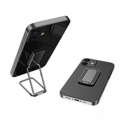 Portable Multifunctional Folding Metal Mobile Phone Holder Bracket Desktop Stand - Rose Gold V528-SQUARESET-ROSEGOLD-602578