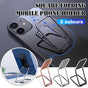 Portable Multifunctional Folding Metal Mobile Phone Holder Bracket Desktop Stand - Silver V528-SQUARESET-SILVER-410235