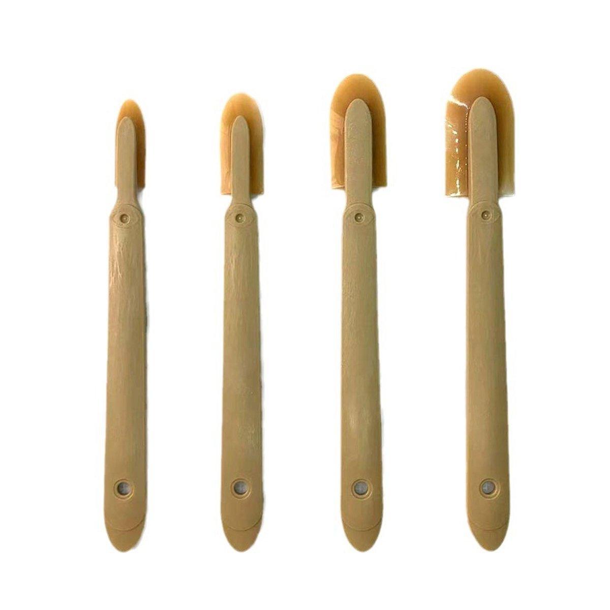 4pcs Squeegee Plastic Grout Sealant Spatula Caulk Applicator Tool Set for Home V528-SQUEEZER-4PCS-390313