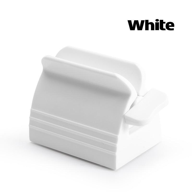 Large Bathroom Toothpaste Squeezer Tube Easy Stand Dispenser Rolling Holder Seat - White V528-SQUEEZER-WHITE-2PCS-199228