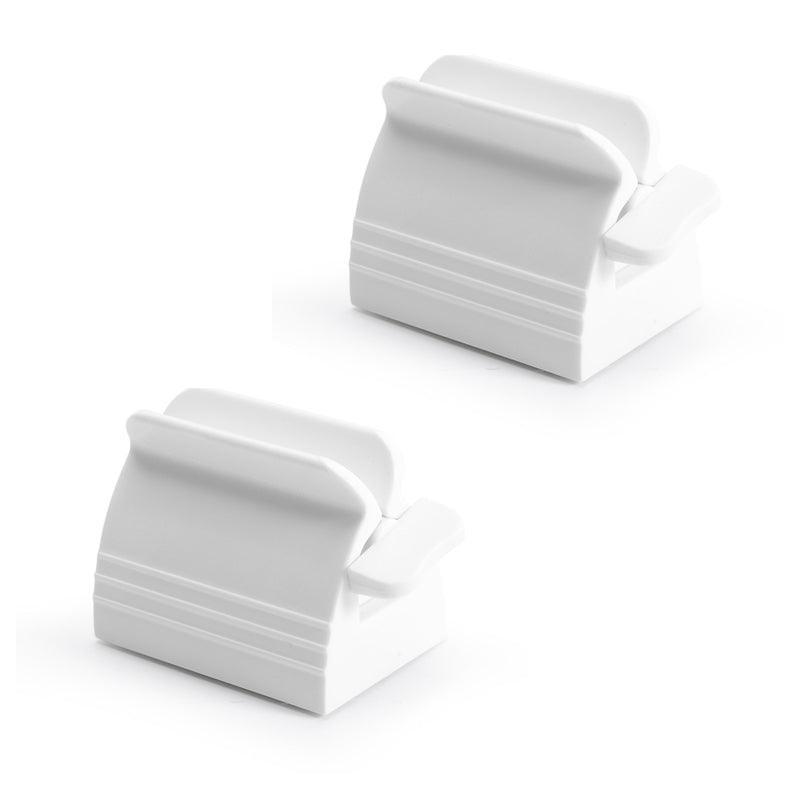 Large Bathroom Toothpaste Squeezer Tube Easy Stand Dispenser Rolling Holder Seat - White V528-SQUEEZER-WHITE-2PCS-199228