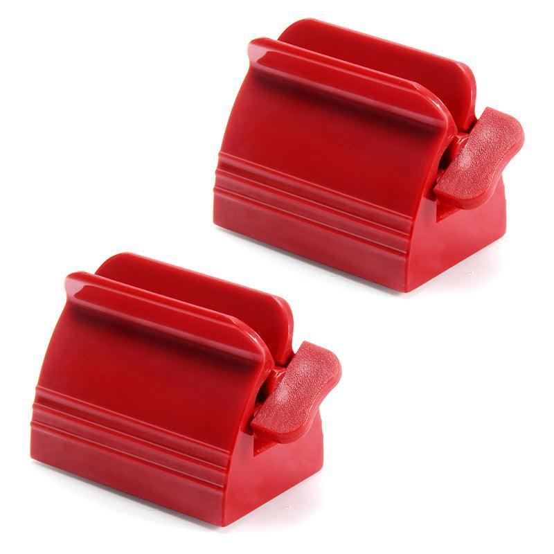 Large Bathroom Toothpaste Squeezer Tube Easy Stand Dispenser Rolling Holder Seat - White V528-SQUEEZER-WHITE-2PCS-199228