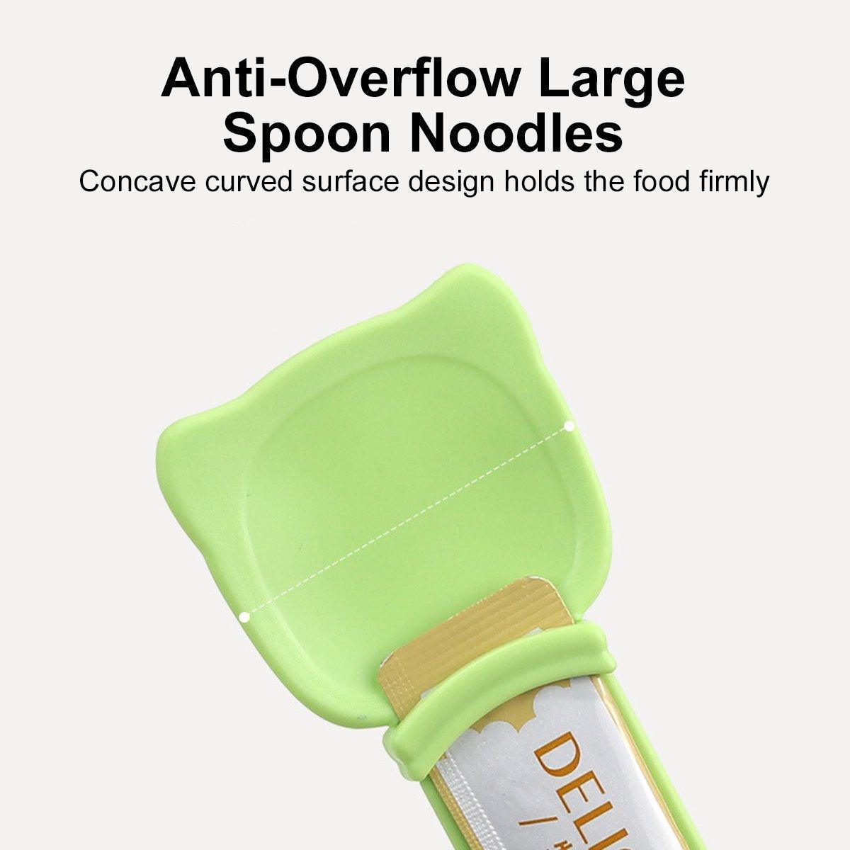 Cat Strip Scoop Squeezer Feeder Snack Spoon Easy Cat Feeding Treats - Orange V528-SQUEEZING-SPOON-ORANGE-359848