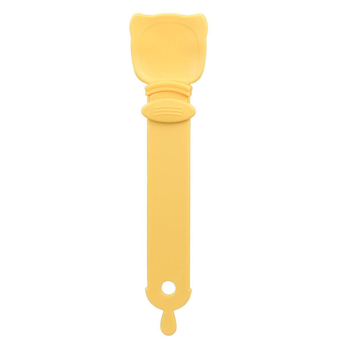 Cat Strip Scoop Squeezer Feeder Snack Spoon Easy Cat Feeding Treats - Orange V528-SQUEEZING-SPOON-ORANGE-359848