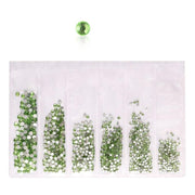 1440Pcs Glitter Rhinestones Crystal Clear Flat Bottom Glass Nail Art Nail Drill - Starry V528-SS4-SS16-STARRY-51569