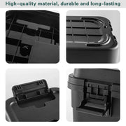 Multi Function Toolbox Household Car Storage Organizer Outdoor Hardware Case - 4L V528-STACKABLE-TOOLBOX-S-BLACK-4L-302746