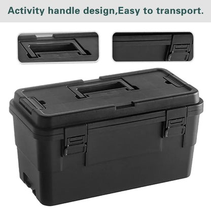 Multi Function Toolbox Household Car Storage Organizer Outdoor Hardware Case - 4L V528-STACKABLE-TOOLBOX-S-BLACK-4L-302746