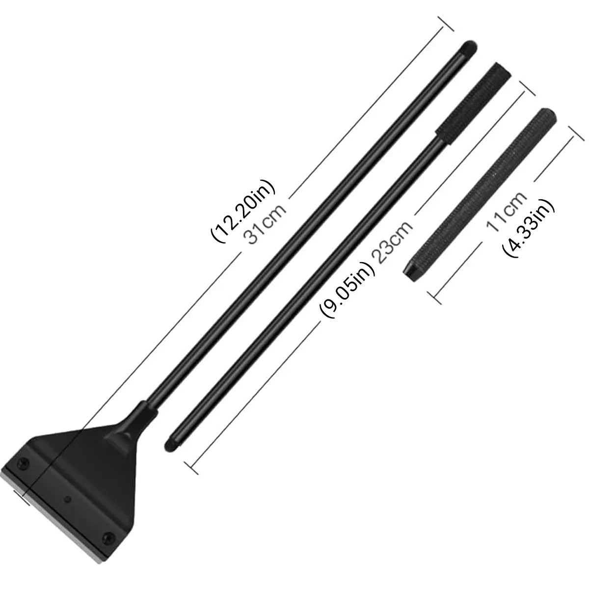 304SS Aquarium Stainless Steel Algae Scraper Blade Fish Tank Glass Cleaner V528-STAINLESSSCRAPER-834940