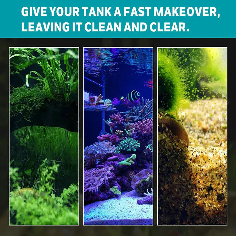 304SS Aquarium Stainless Steel Algae Scraper Blade Fish Tank Glass Cleaner V528-STAINLESSSCRAPER-834940