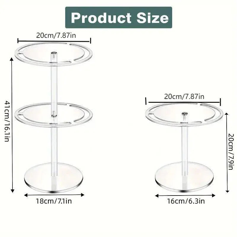 360 Degree Rotating Eyeglasses Display Stand Desktop Holder Organizer Glasses Storage - 1-Layer V528-STAND-1C-553188