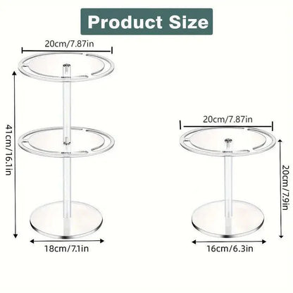 360 Degree Rotating Eyeglasses Display Stand Desktop Holder Organizer Glasses Storage - 1-Layer V528-STAND-1C-553188