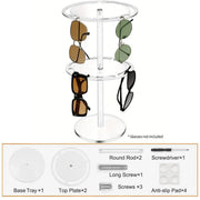 360 Degree Rotating Eyeglasses Display Stand Desktop Holder Organizer Glasses Storage - 1-Layer V528-STAND-1C-553188