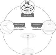 360 Degree Rotating Eyeglasses Display Stand Desktop Holder Organizer Glasses Storage - 1-Layer V528-STAND-1C-553188