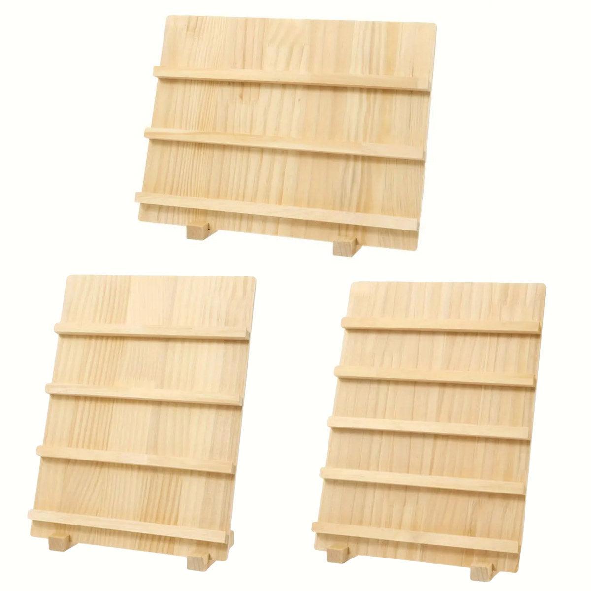 Wooden Earrings Display Rack Multi Tier Jewelry Stand Organizer Earrings Holder - 3-Tier V528-STAND-3-764749