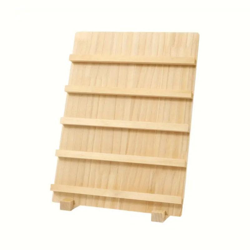 Wooden Earrings Display Rack Multi Tier Jewelry Stand Organizer Earrings Holder - 3-Tier V528-STAND-3-764749
