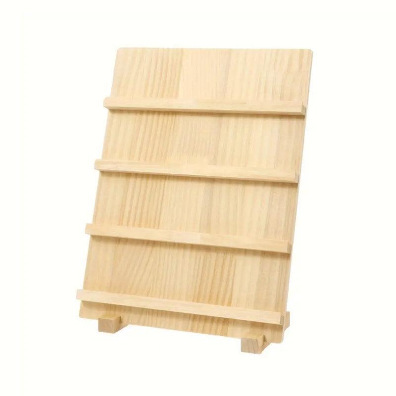 Wooden Earrings Display Rack Multi Tier Jewelry Stand Organizer Earrings Holder - 3-Tier V528-STAND-3-764749