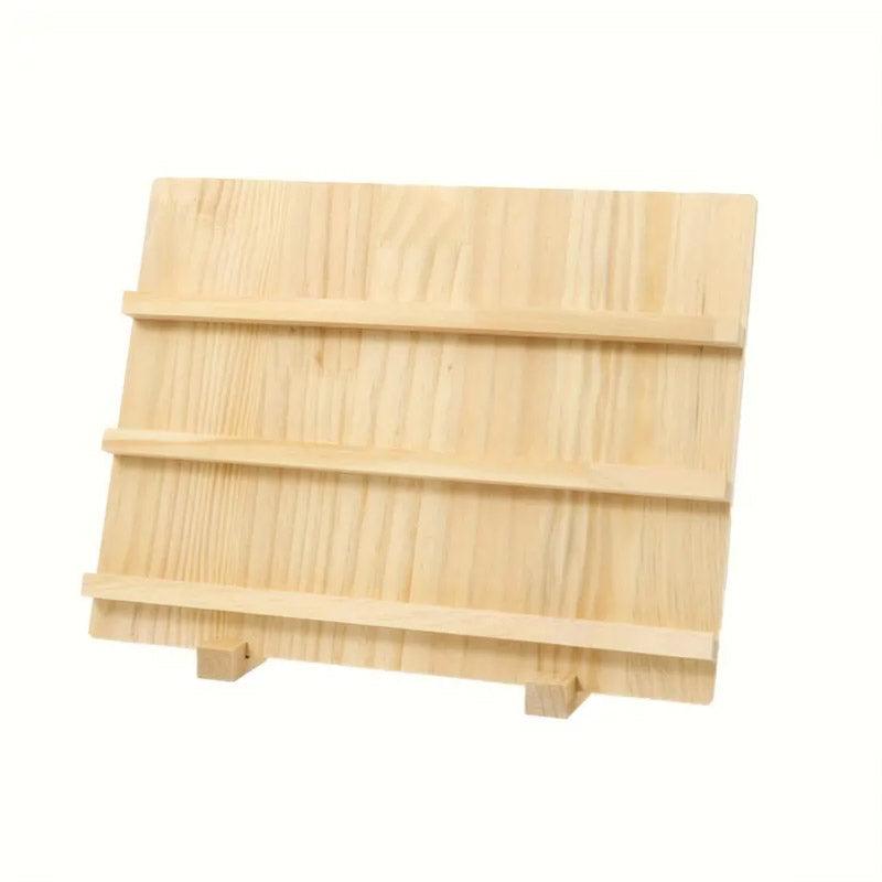 Wooden Earrings Display Rack Multi Tier Jewelry Stand Organizer Earrings Holder - 3-Tier V528-STAND-3-764749