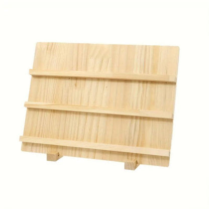 Wooden Earrings Display Rack Multi Tier Jewelry Stand Organizer Earrings Holder - 4-Tier V528-STAND-4-112753