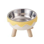Eggshell Tall Pet Bowl Cat Dog Food Bowl Anti Slip Durable Raised Feeding Bowl - Green V528-STANDING-BOWL-GREEN-328472