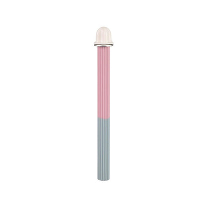 Non-Slip Silicone Parrot Perch Stand Stick Grinding Claw Bird Cage Accessories - Pink Grey V528-STANDSTICK-PINK-GREY-316415