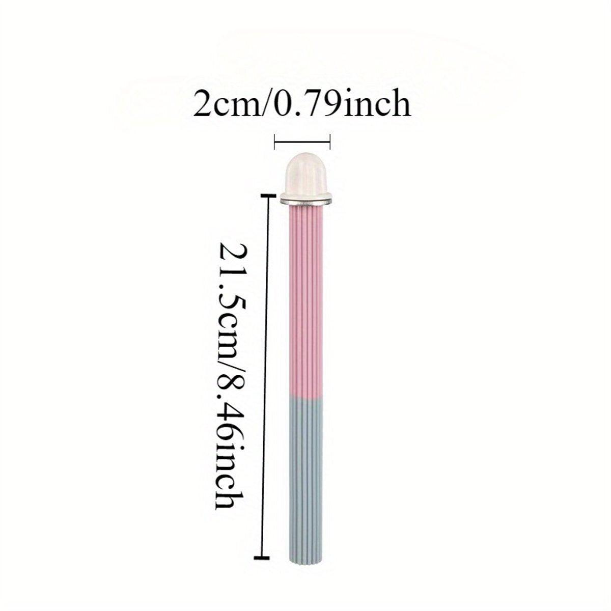 Non-Slip Silicone Parrot Perch Stand Stick Grinding Claw Bird Cage Accessories - White Blue V528-STANDSTICK-WHITE-BLUE-628788