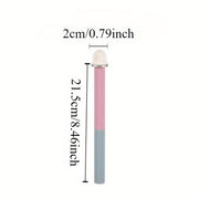 Non-Slip Silicone Parrot Perch Stand Stick Grinding Claw Bird Cage Accessories - White Grey V528-STANDSTICK-WHITE-GREY-145793