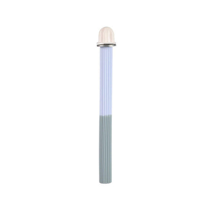 Non-Slip Silicone Parrot Perch Stand Stick Grinding Claw Bird Cage Accessories - White Grey V528-STANDSTICK-WHITE-GREY-145793