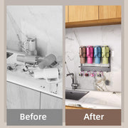 Magnetic Mug Organizer Cup Holder Wall Mount Storage for Kitchen Office Home Use - White V528-STANLEY-WHITE-895605