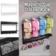 Magnetic Mug Organizer Cup Holder Wall Mount Storage for Kitchen Office Home Use - White V528-STANLEY-WHITE-895605