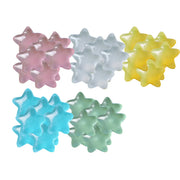 Luminous Stars Set 100PCS Fluorescent Five Pointed Plastic Stars DIY Decor V528-STAR-COLOURFUL-100PCS-936124